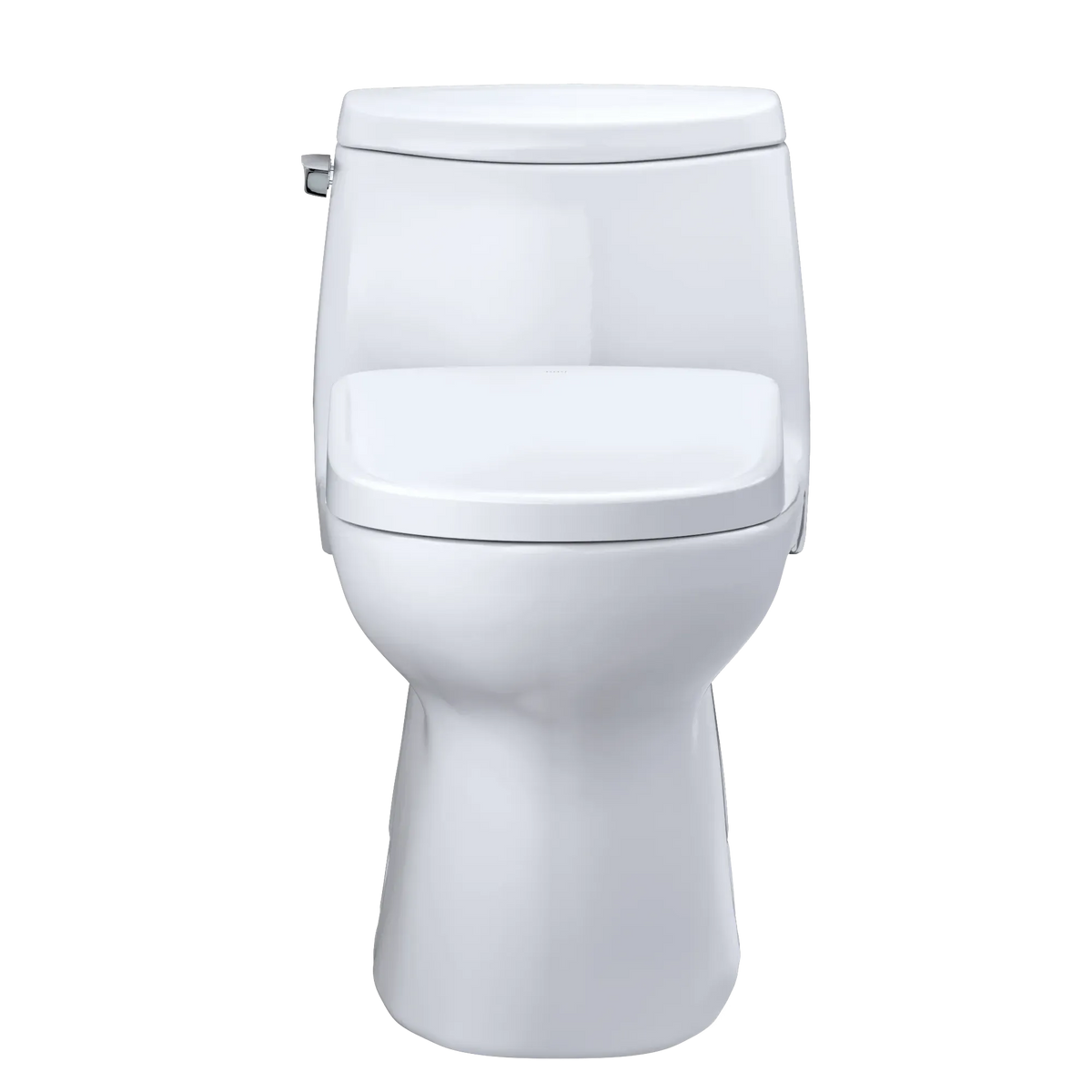 TOTO Carlyle II 1G One-Piece 1.0 GPF Universal Height Toilet and S7A Bidet Seat MW6144736CUFG#01 - EverFlow Bidets