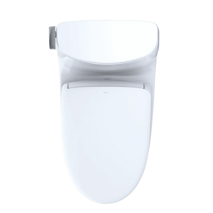 TOTO Carlyle II 1G One-Piece 1.0 GPF Universal Height Toilet and S7A Bidet Seat MW6144736CUFG#01 - EverFlow Bidets