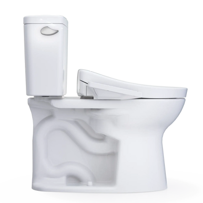 TOTO Drake Two-Piece 1.6 GPF Universal Height Toilet with S2 Bidet Seat