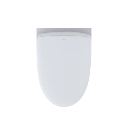 TOTO EP Wall-Hung Toilet with S7 Contemporary Bidet Seat and DuoFit In-Wall 0.9 and 1.28 GPF Dual-Flush Tank System, Matte Silver CWT4284726CMFG#MS