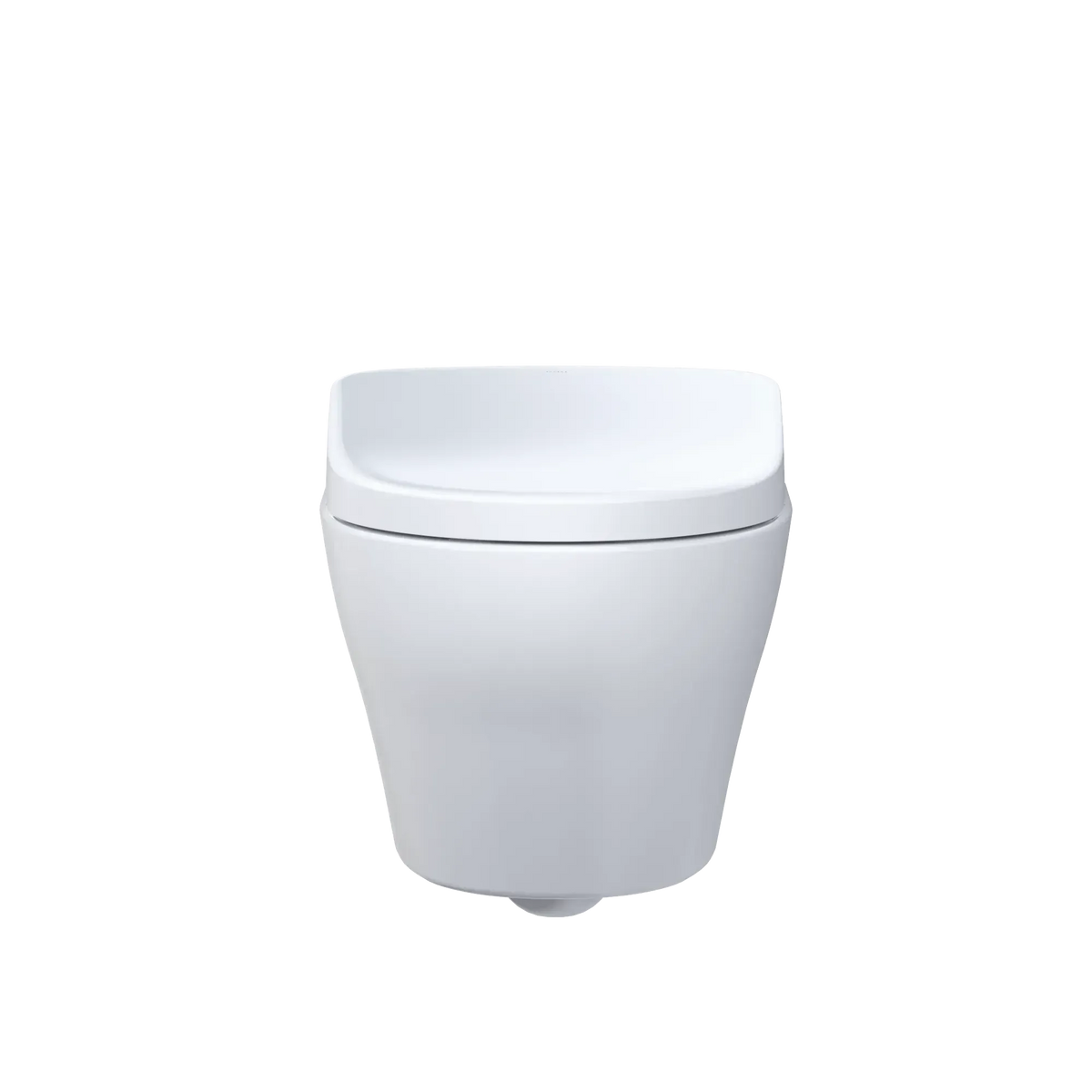 TOTO EP Wall-Hung Toilet with S7 Contemporary Bidet Seat and DuoFit In-Wall 0.9 and 1.28 GPF Dual-Flush Tank System, Matte Silver CWT4284726CMFG#MS