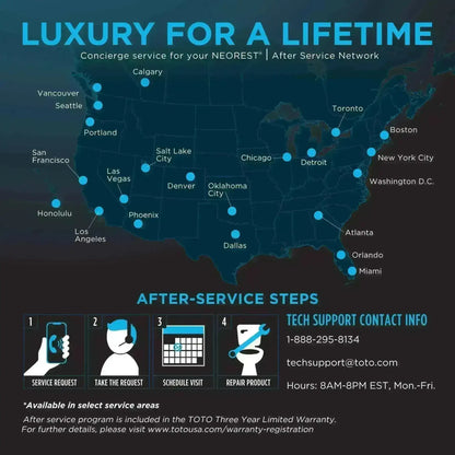 TOTO Service Map