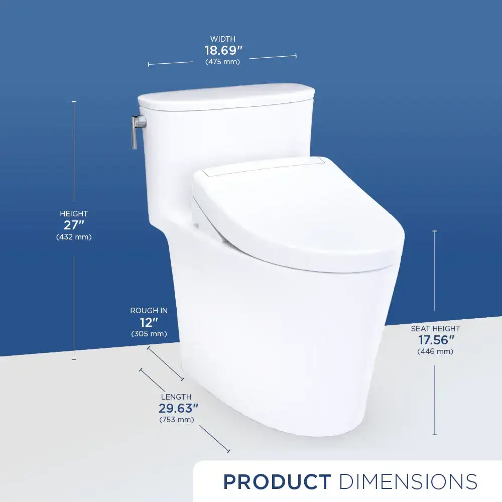 TOTO Aurora MW6863446CEFG#01 Dimensions