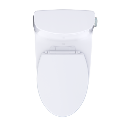 TOTO Ultramax One-Piece Toilet Right-Hand Lever Top-Down View