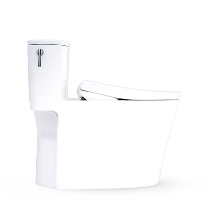 TOTO Aurora 1G WASHLET+ S7 One-Piece Elongated 1.0 GPF Universal Height Toilet MW6864726CUFG#01