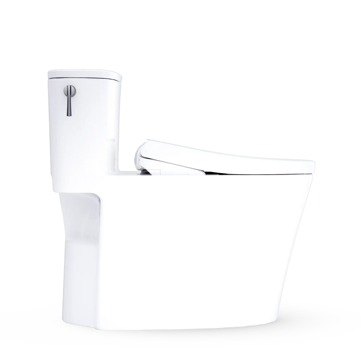 TOTO Aurora WASHLET+ S7 One-Piece Elongated 1.28 GPF Universal Height Toilet MW6864726CEFG#01
