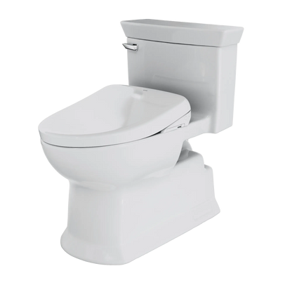 TOTO Eco Soirée 1.28 GPF Universal Height Toilet with S7 Bidet Seat MW9644736CEFG#01