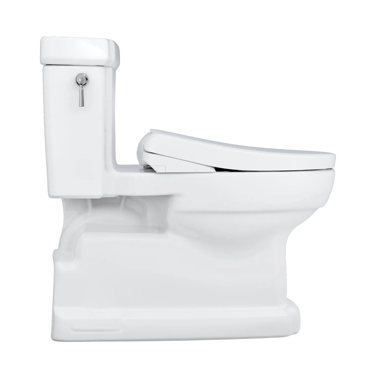 TOTO Eco Guinevere 1.28 GPF One-Piece Universal Height Toilet and S7A Classic Bidet Seat MW9744734CEFG#01