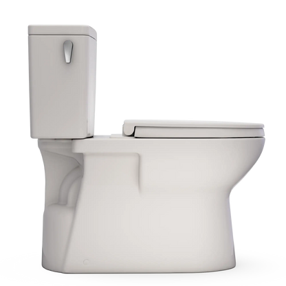 TOTO Glaston Two-Piece Elongated 1.0 GPF WASHLET+ Ready Universal Height Toilet with CEFIONTECT MS472124CUFG#12
