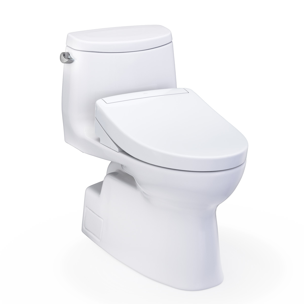 TOTO Carlyle II One-Piece 1.28 GPF Universal Height Toilet and S5 Bidet Seat MW6143446CEFG#01