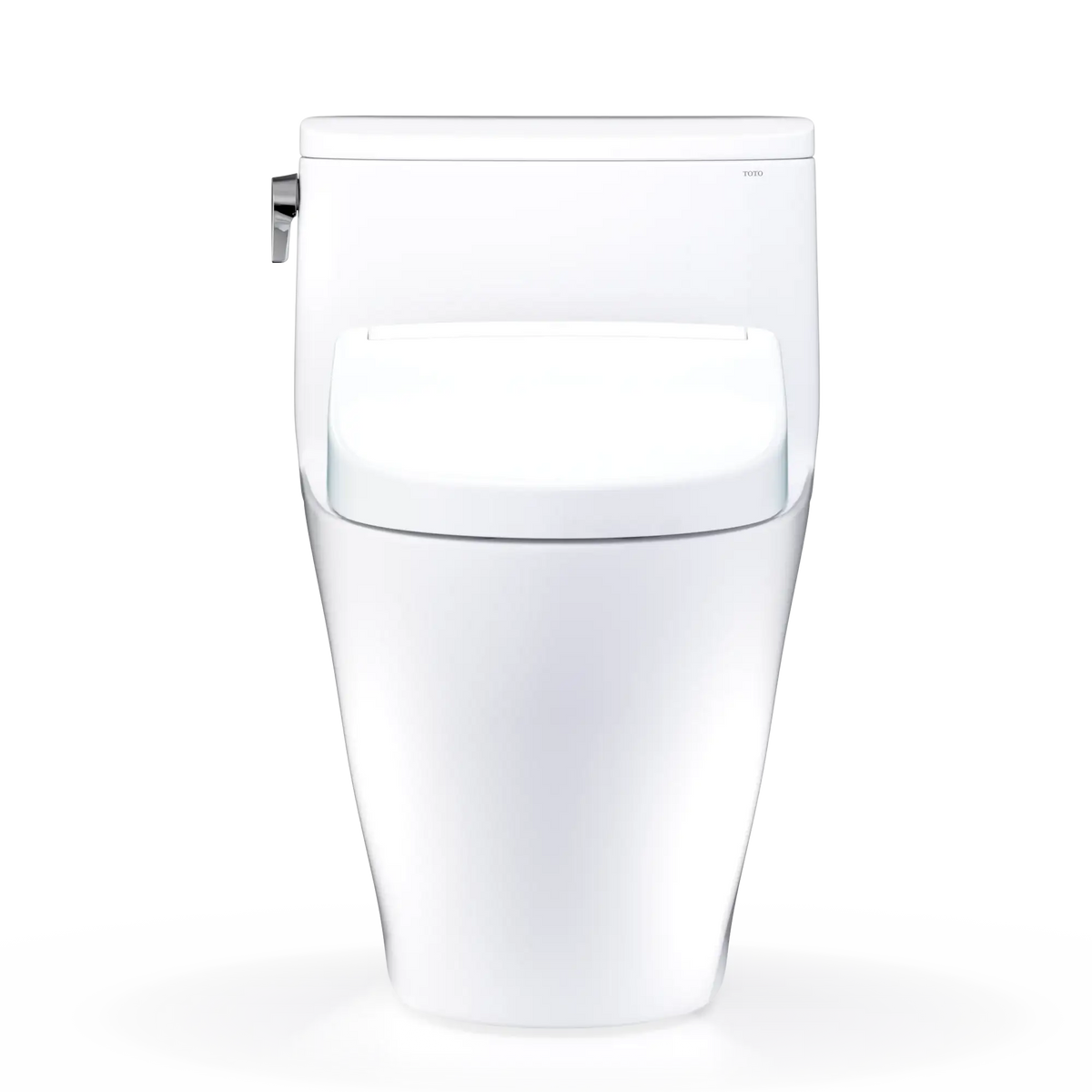 TOTO Nexus WASHLET+ S5 Two-Piece Elongated 1.0 GPF Universal Height Toilet with CEFIONTECT MW6423446CUFG#01