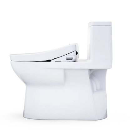 TOTO Redington 1G WASHLET+ S5 One-Piece Elongated 1.0 GPF Universal Height Toilet MW6723446CUFG#01