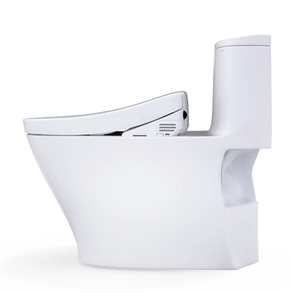 TOTO Nexus WASHLET+ S5 Two-Piece Elongated 1.0 GPF Universal Height Toilet with CEFIONTECT MW6423446CUFG#01