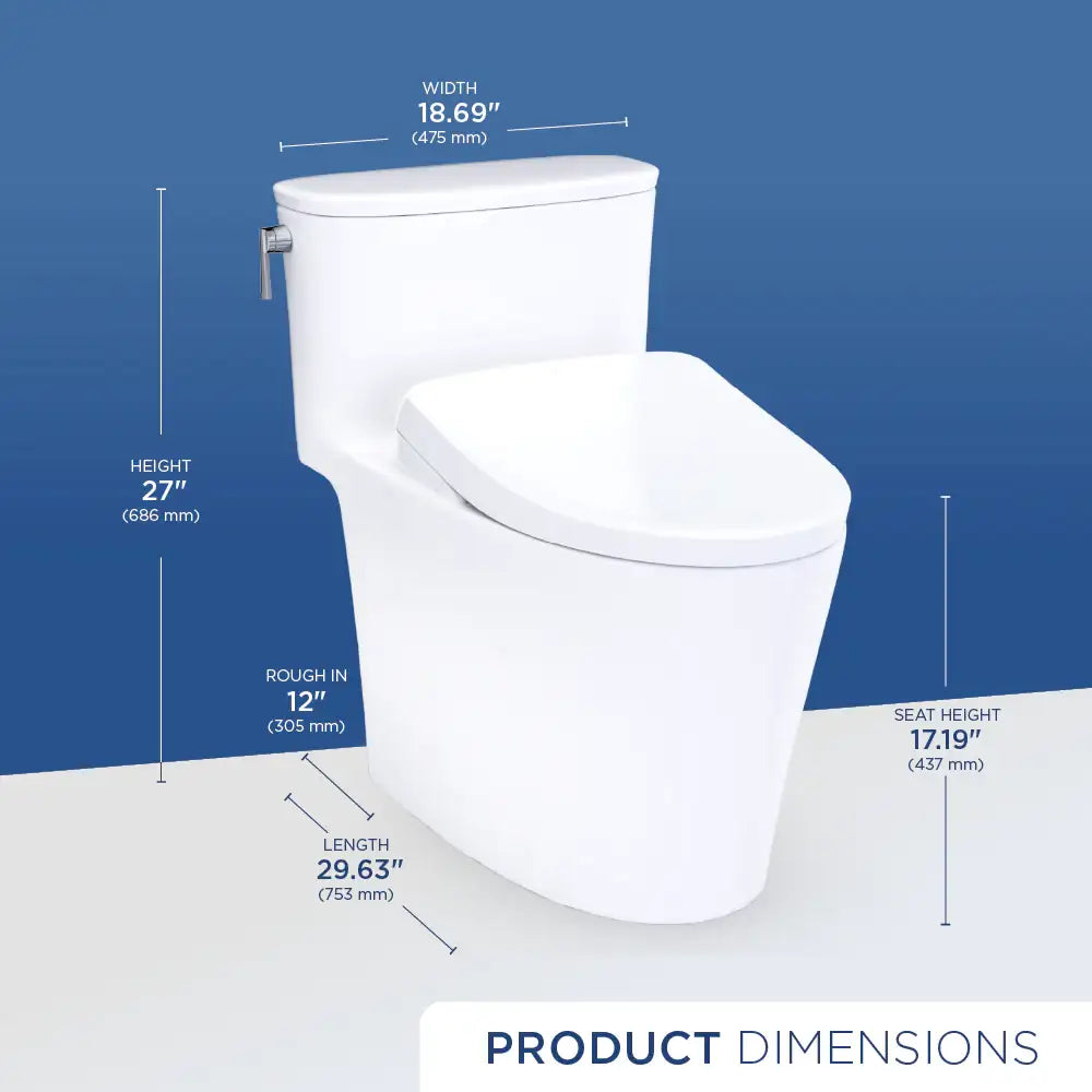 TOTO Aurora MW6864736CUFG#01 Dimensions