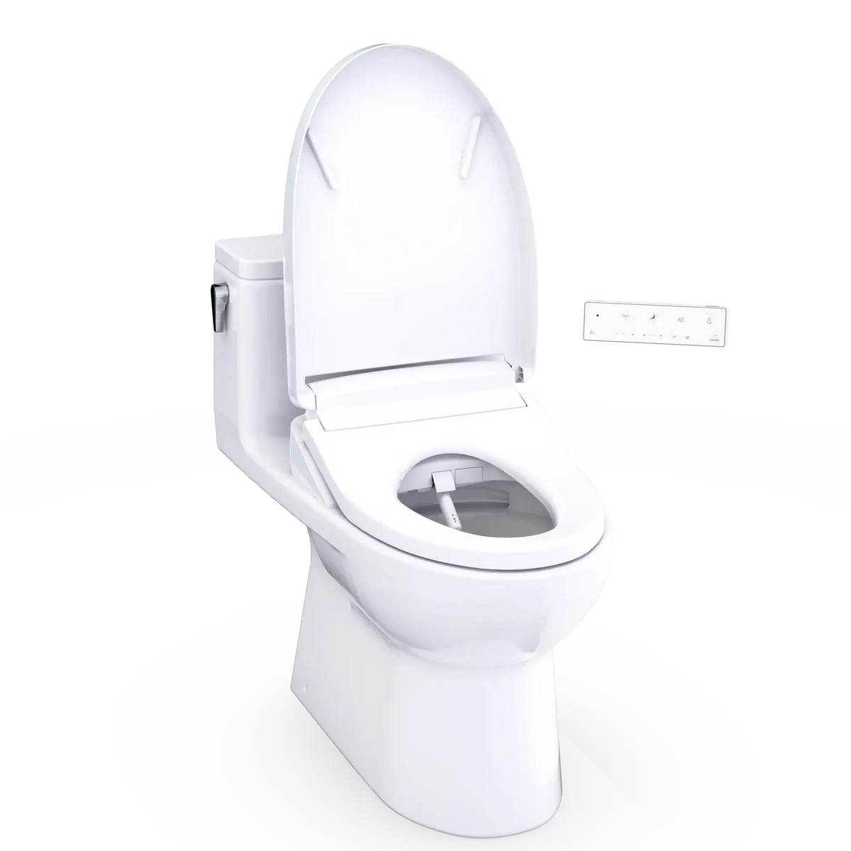TOTO Redington 1G WASHLET+ S5 One-Piece Elongated 1.0 GPF Universal Height Toilet MW6723446CUFG#01