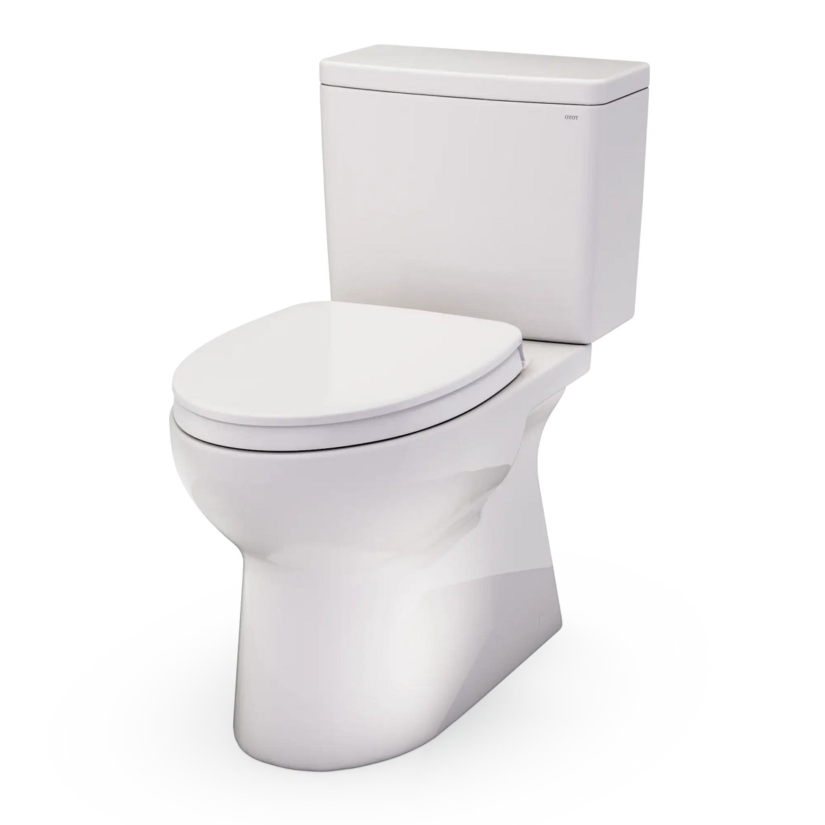 TOTO Glaston Two-Piece Elongated 1.0 GPF WASHLET+ Ready Universal Height Toilet with CEFIONTECT MS472124CUFG#12