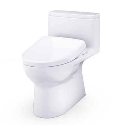 TOTO Redington 1G WASHLET+ S7A One-Piece Elongated 1.0 GPF Universal Height Toilet MW6724736CUFG#01