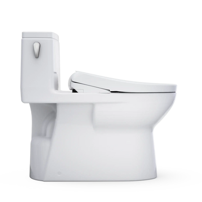TOTO Redington WASHLET+ S7 One-Piece Elongated 1.28 GPF Universal Height Toilet MW6724726CEFG#01