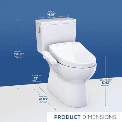 TOTO Glaston MW4723346CUFG#01 Dimensions