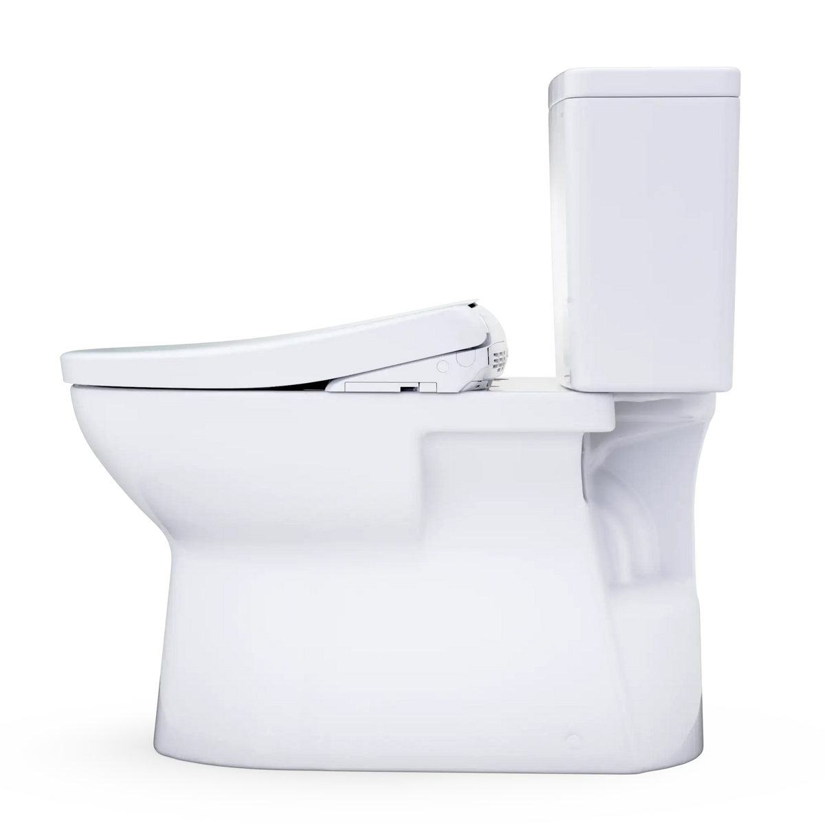 TOTO Glaston WASHLET+ S7A Two-Piece Elongated 1.28 GPF Universal Height Toilet MW4724736CEFG#01