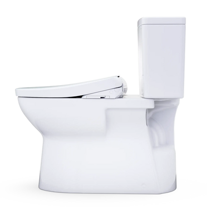 TOTO Glaston 1G WASHLET+ S7 Two-Piece Elongated 1.0 GPF Universal Height Toilet MW4724726CUFG#01