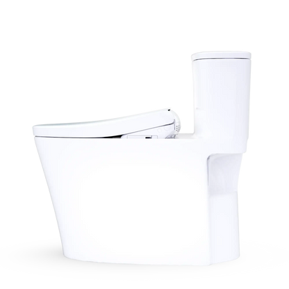 TOTO Aurora 1G WASHLET+ S7A One-Piece Elongated 1.0 GPF Universal Height Toilet MW6864736CUFG#01