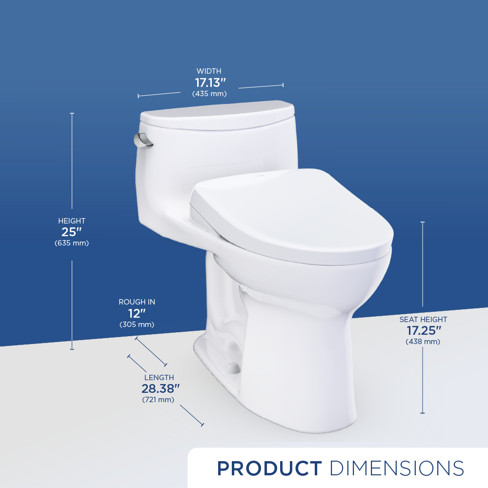 TOTO Ultramax MW6184736CEFG#01 Dimensions