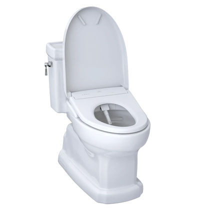 TOTO Eco Guinevere 1.28 GPF One-Piece Universal Height Toilet and S7A Classic Bidet Seat MW9744734CEFG#01