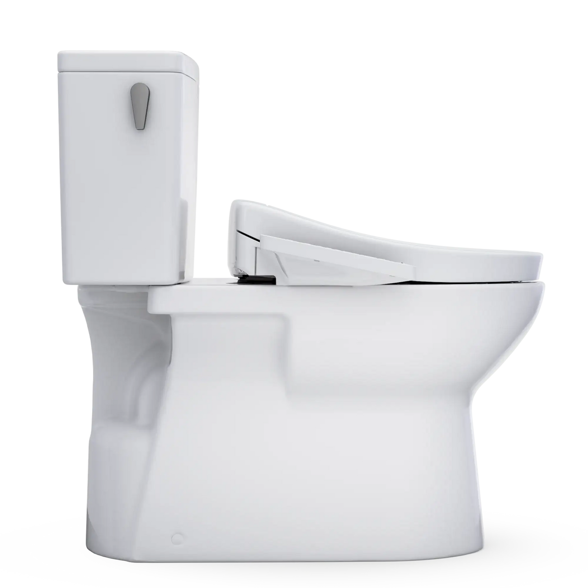 TOTO Glaston WASHLET+ S2 Two-Piece Elongated 1.28 GPF Universal Height Toilet MW4723346CEFG#01