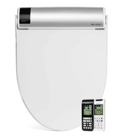 Bio Bidet Bliss BB-2000 Smart Toilet Seat, Remote Control, Unlimited Warm Water, Vortex Wash with Nightlight - EverFlow Bidets