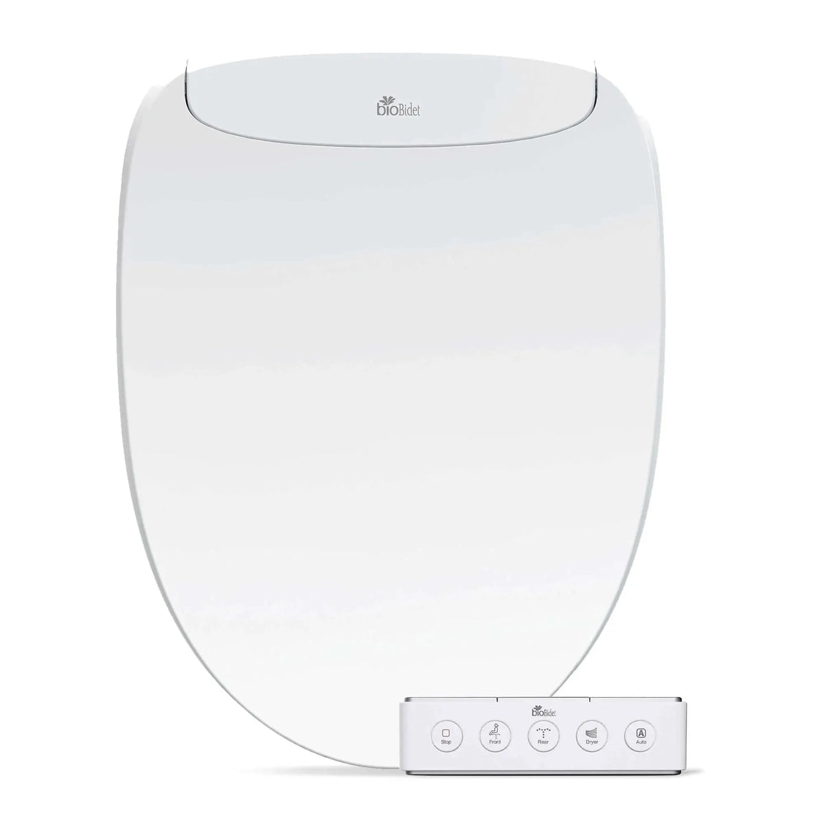 Bio Bidet DLS Discovery Bidet Seat with Sittable lid, Self-Cleaning Stainless Steel Adjustable Nozzle, Unlimited Warm Water - EverFlow Bidets